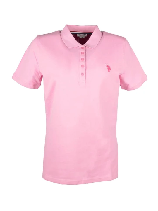 Zdjęcie produktu U.S. Polo Assn. Koszulka polo w kolorze jasnoróżowym rozmiar: S