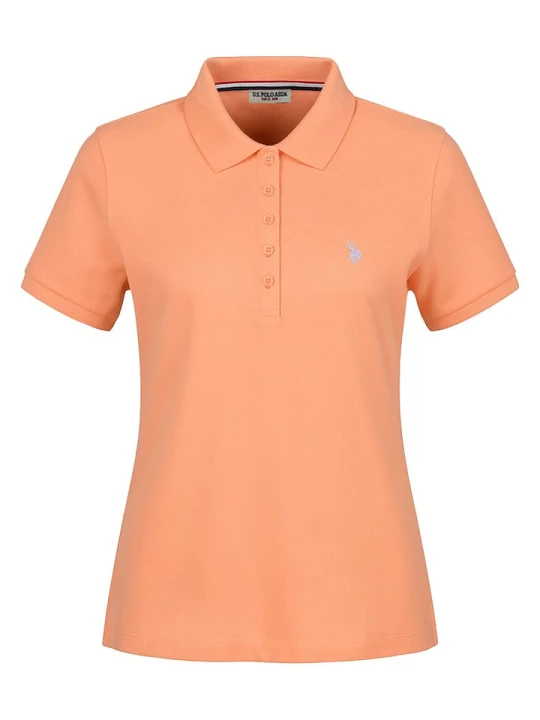 Zdjęcie produktu U.S. Polo Assn. Koszulka polo w kolorze łososiowym rozmiar: XL