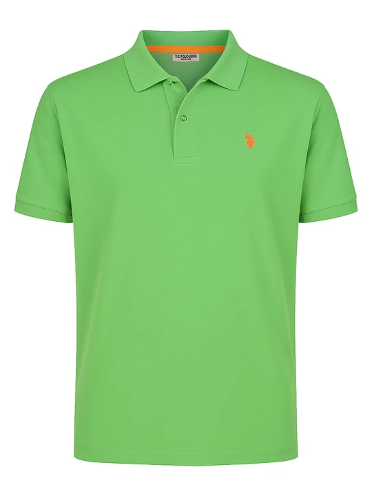 Zdjęcie produktu U.S. Polo Assn. Koszulka polo w kolorze zielonym rozmiar: S