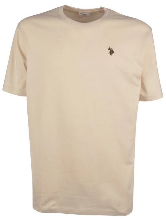 Zdjęcie produktu U.S. Polo Assn. Koszulka w kolorze beżowym rozmiar: XXL