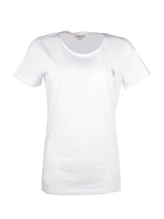 Zdjęcie produktu U.S. Polo Assn. Koszulka w kolorze białym rozmiar: L