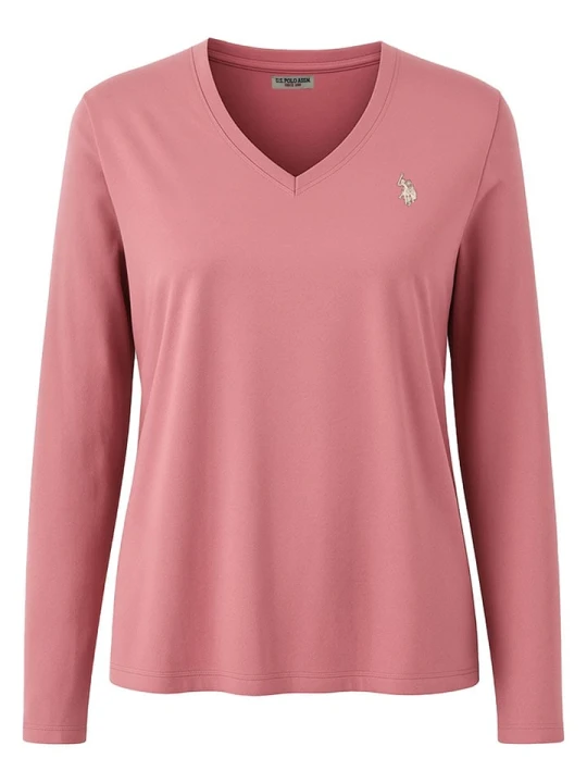 Zdjęcie produktu U.S. Polo Assn. Koszulka w kolorze jasnoróżowym rozmiar: XL