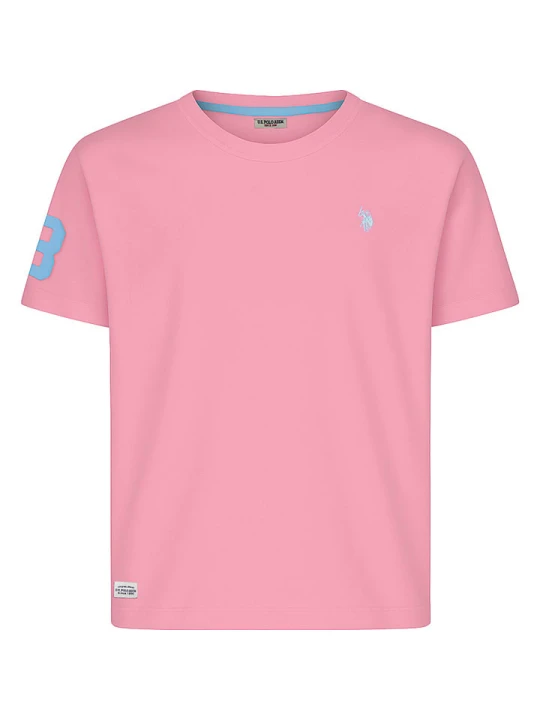 Zdjęcie produktu U.S. Polo Assn. Koszulka w kolorze jasnoróżowym rozmiar: L