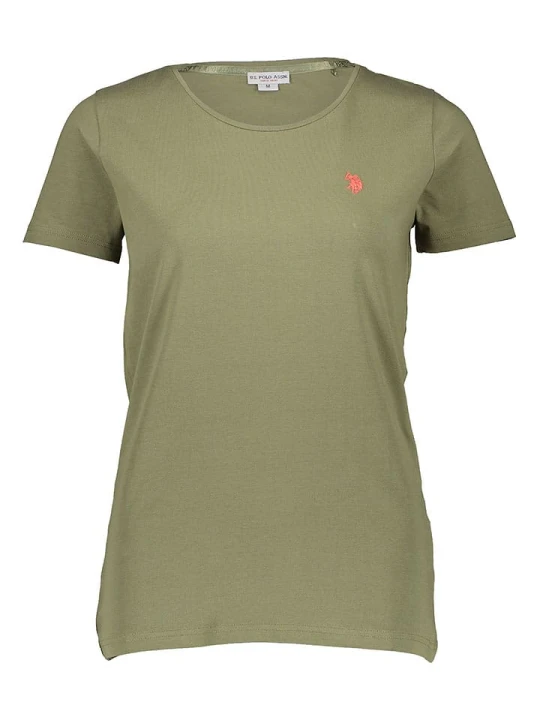 Zdjęcie produktu U.S. Polo Assn. Koszulka w kolorze khaki rozmiar: S
