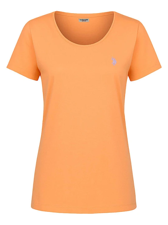 Zdjęcie produktu U.S. Polo Assn. Koszulka w kolorze łososiowym rozmiar: XL