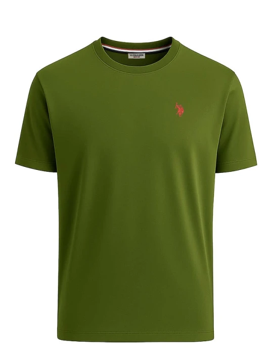 Zdjęcie produktu U.S. Polo Assn. Koszulka w kolorze oliwkowym rozmiar: S