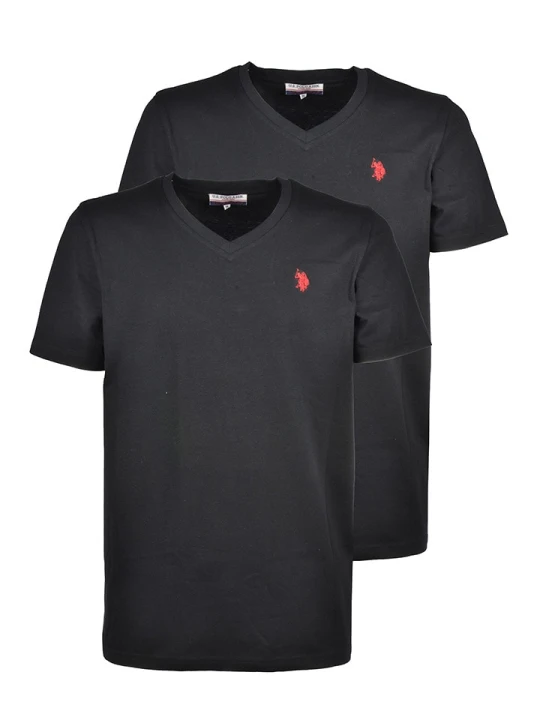 Zdjęcie produktu U.S. Polo Assn. Koszulki (2 szt.) w kolorze czarnym rozmiar: XL