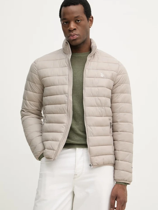 Zdjęcie produktu U.S. Polo Assn. kurtka męska LIGHTWEIGHT BOUND QUILTED szary