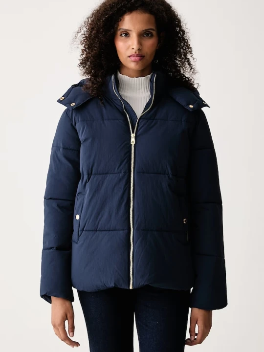 Zdjęcie produktu U.S. Polo Assn. kurtka pikowana damska SHORT PUFFER granatowy