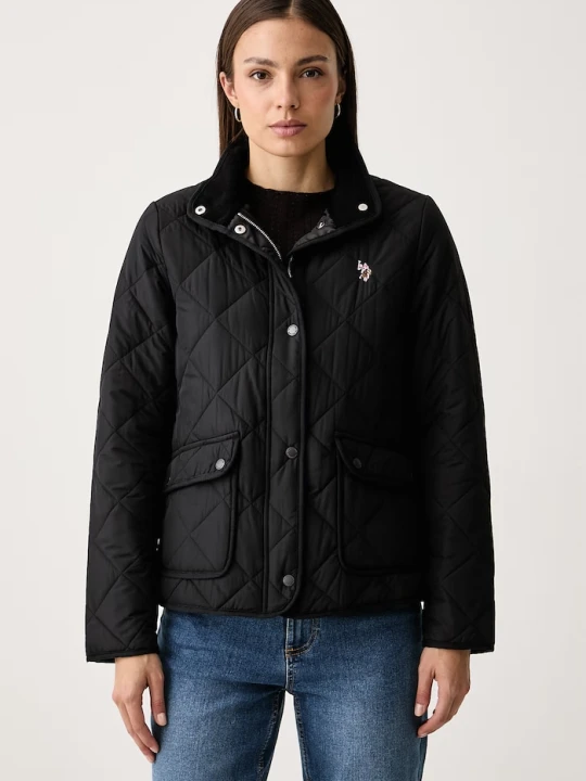 Zdjęcie produktu U.S. Polo Assn. kurtka przejściowa damska QUILTED JACKET czarny