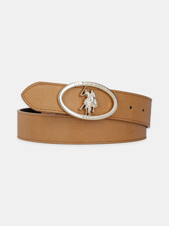 Zdjęcie produktu U.S. Polo Assn. pasek skórzany Marshall brązowy