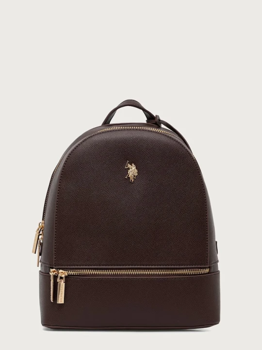 Zdjęcie produktu U.S. Polo Assn. plecak damski z imitacji skóry Jones brązowy