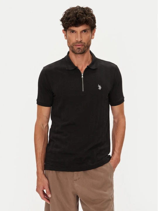 Zdjęcie produktu U.S. Polo Assn. Polo MUP3992 Czarny Regular Fit