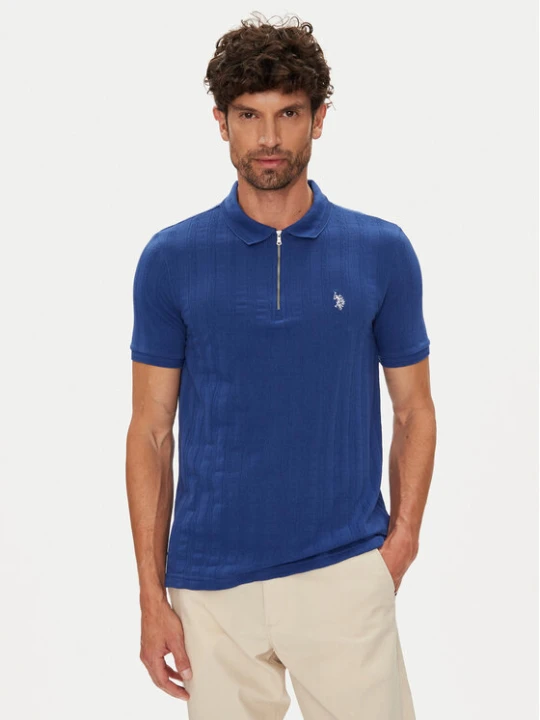 Zdjęcie produktu U.S. Polo Assn. Polo MUP3992 Granatowy Regular Fit