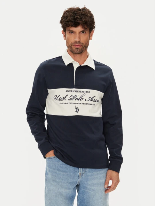 Zdjęcie produktu U.S. Polo Assn. Polo MUP4075 Granatowy Regular Fit