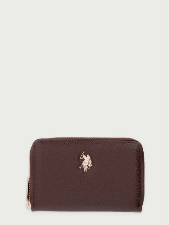 Zdjęcie produktu U.S. Polo Assn. portfel z imitacji skóry Jones brązowy