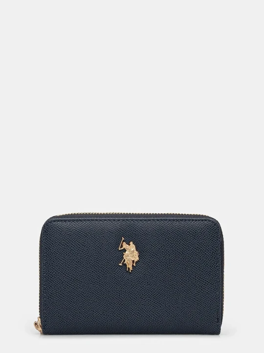 Zdjęcie produktu U.S. Polo Assn. portfel z imitacji skóry Jones granatowy