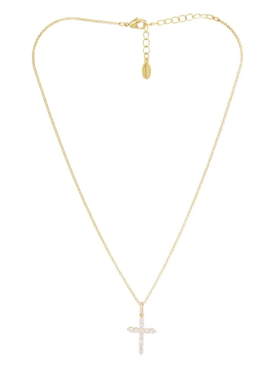 Zdjęcie produktu U.S. Polo Assn. Pozłacany naszyjnik z zawieszką - dł. 38 cm rozmiar: onesize złoty