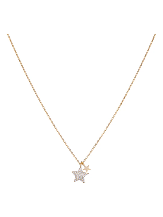 Zdjęcie produktu U.S. Polo Assn. Pozłacany naszyjnik z zawieszkami - dł. 40 cm rozmiar: onesize złoty