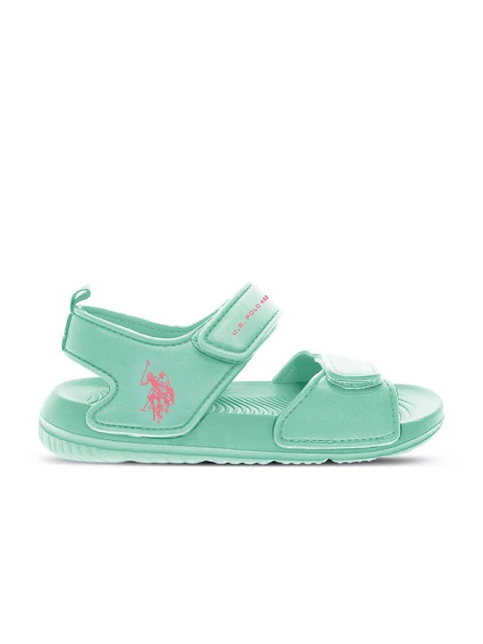 Zdjęcie produktu U.S. Polo Assn. Sandały w kolorze zielonym rozmiar: 32