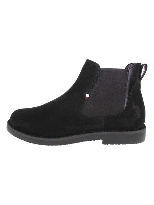 Zdjęcie produktu U.S. Polo Assn. Skórzane sztyblety w kolorze czarnym rozmiar: 40