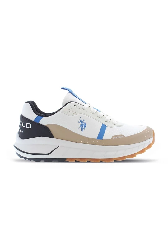 Zdjęcie produktu U.S. Polo Sneakersy w kolorze biało-beżowo-granatowym rozmiar: 44