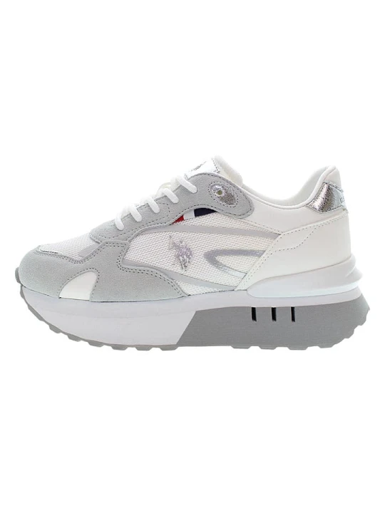 Zdjęcie produktu U.S. Polo Assn. Sneakersy w kolorze biało-szarym rozmiar: 38