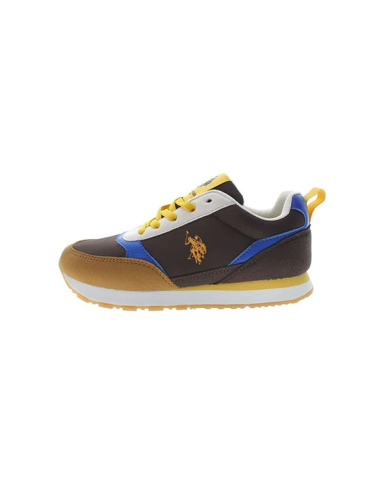 Zdjęcie produktu U.S. Polo Assn. Sneakersy w kolorze brązowo-żółtym rozmiar: 39