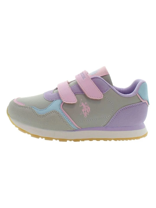 Zdjęcie produktu U.S. Polo Assn. Sneakersy w kolorze jasnoróżowo-błękitno-fioletowym rozmiar: 34