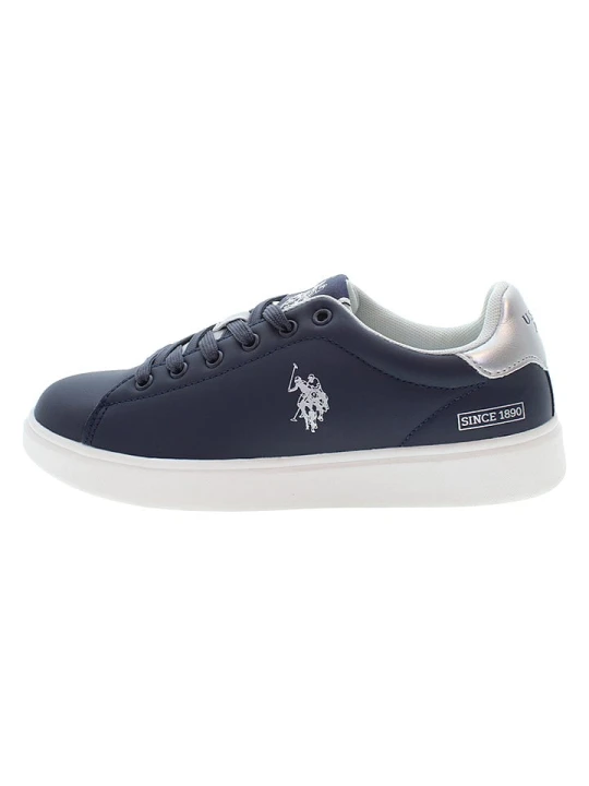 Zdjęcie produktu U.S. Polo Assn. Sneakersy w kolorze srebrno-granatowym rozmiar: 37