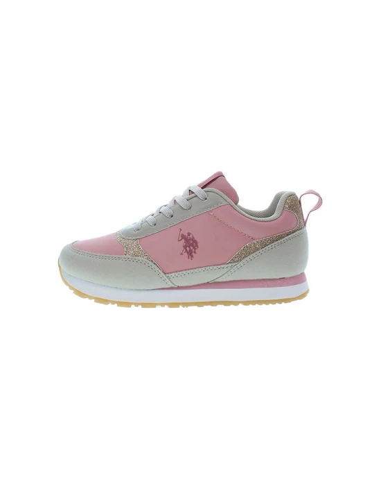 Zdjęcie produktu U.S. Polo Sneakersy w kolorze szaro-jasnoróżowym rozmiar: 37