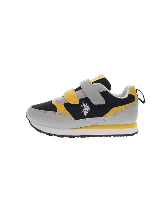 Zdjęcie produktu U.S. Polo Assn. Sneakersy w kolorze szaro-żółto-czarnym rozmiar: 33