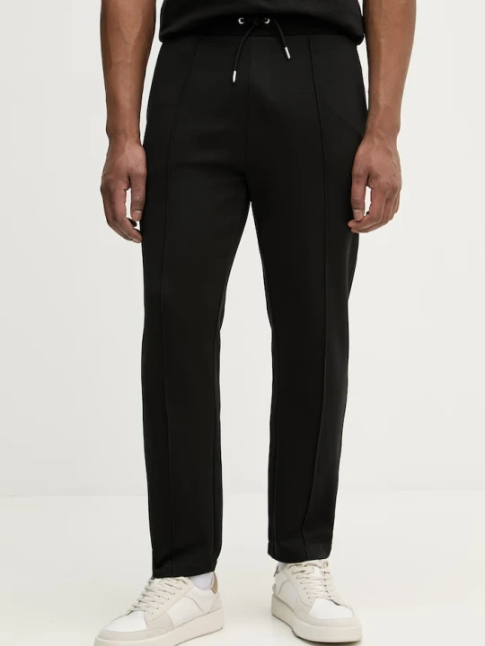 Zdjęcie produktu U.S. Polo Assn. spodnie dresowe męskie z bawełną INTERLOCK PINTUCK JOGGER czarny