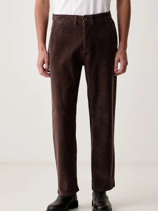 Zdjęcie produktu U.S. Polo Assn. spodnie męskie sztruksowe RELAXED FIT CORD CHINO brązowy
