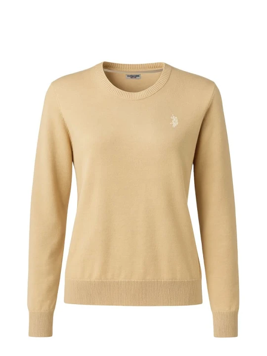 Zdjęcie produktu U.S. Polo Assn. Sweter w kolorze beżowym rozmiar: S