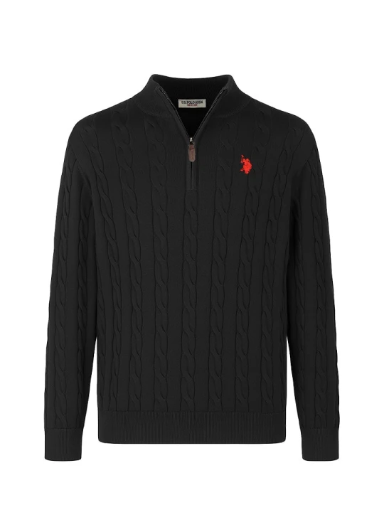 Zdjęcie produktu U.S. Polo Assn. Sweter w kolorze czarnym rozmiar: L
