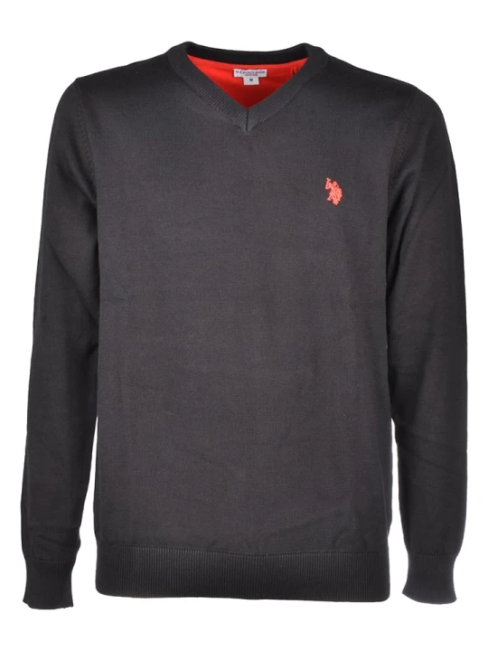 Zdjęcie produktu U.S. Polo Assn. Sweter w kolorze czarnym rozmiar: M