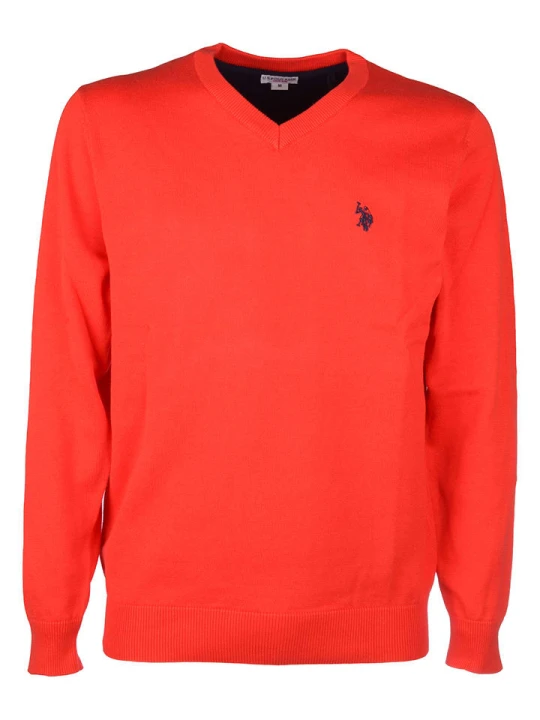 Zdjęcie produktu U.S. Polo Assn. Sweter w kolorze czerwonym rozmiar: S