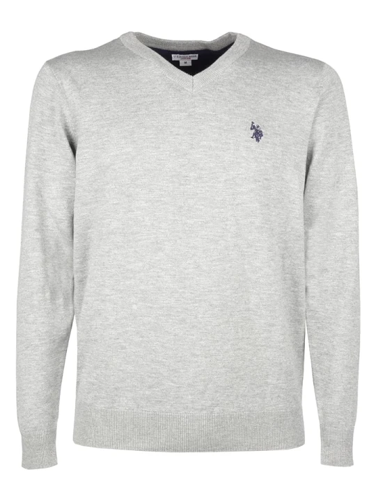 Zdjęcie produktu U.S. Polo Assn. Sweter w kolorze jasnoszarym rozmiar: L