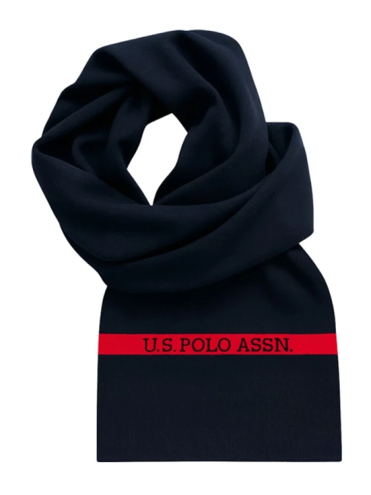 Zdjęcie produktu U.S. Polo Assn. Szal w kolorze czarnym rozmiar: onesize