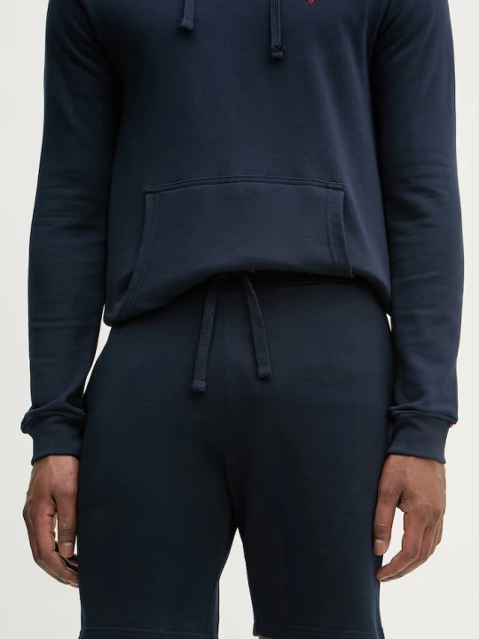 Zdjęcie produktu U.S. Polo Assn. szorty dresowe męskie bawełniane DHM LB SWEAT granatowy