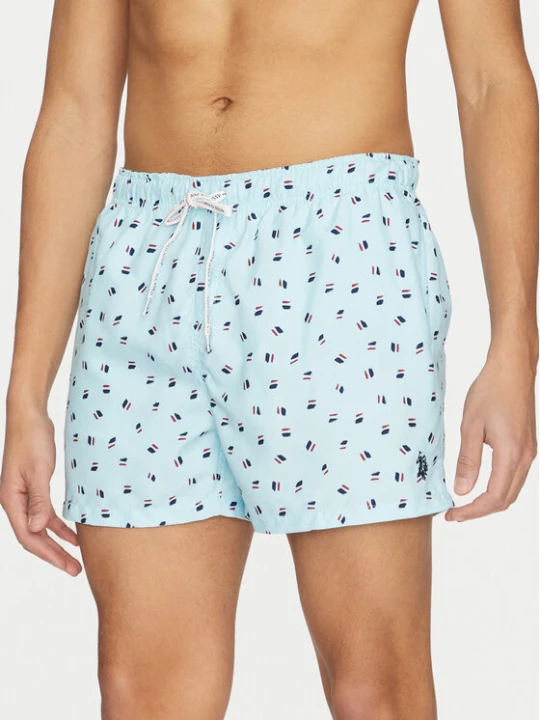 Zdjęcie produktu U.. Polo Assn. Szorty kąpielowe MUP2436 Błękitny Regular Fit U.S. POLO ASSN. Niebieski jasny