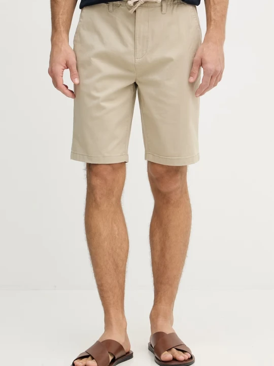 Zdjęcie produktu U.S. Polo Assn. szorty męskie z bawełną USPA COMFORT WAIST CLASSIC CHINO beżowy