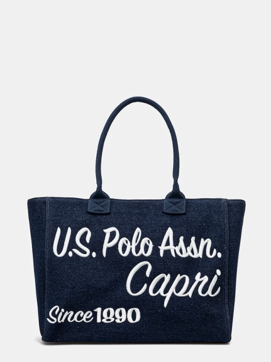 Zdjęcie produktu U.S. Polo Assn. torba bawełniana Pool granatowy