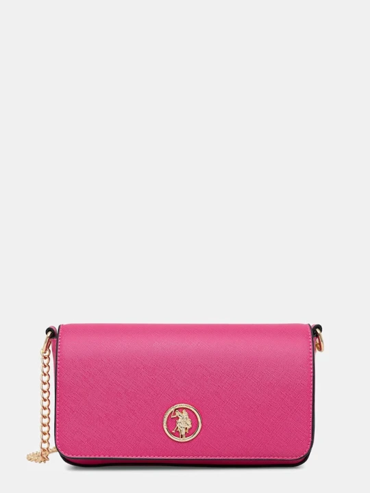 Zdjęcie produktu U.S. Polo Assn. torebka crossbody damska z imitacji skóry Ceremony różowy