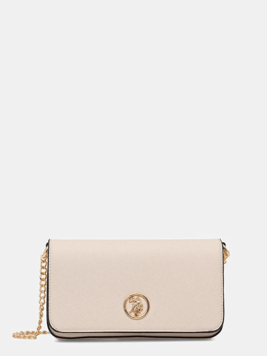 Zdjęcie produktu U.S. Polo Assn. torebka crossbody damska z imitacji skóry Ceremony beżowy