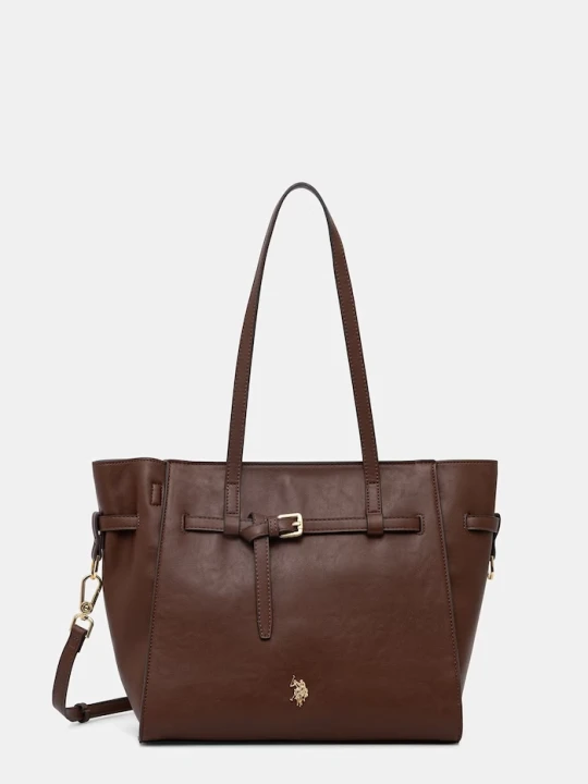 Zdjęcie produktu U.S. Polo Assn. torebka crossbody damska z imitacji skóry GUILDFORD brązowy