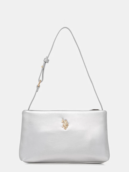 Zdjęcie produktu U.S. Polo Assn. torebka crossbody damska z imitacji skóry CEREMONY srebrny