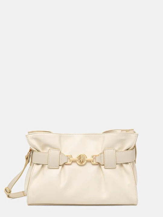 Zdjęcie produktu U.S. Polo Assn. torebka crossbody damska z imitacji skóry JANE beżowy