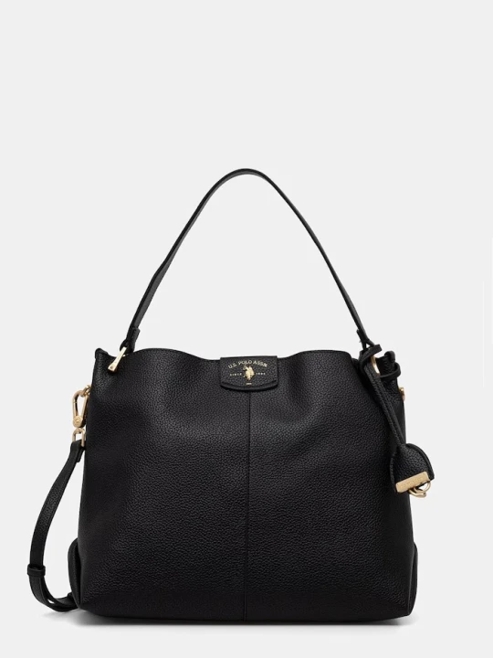 Zdjęcie produktu U.S. Polo Assn. torebka crossbody damska z imitacji skóry ROYAL STEWART czarny